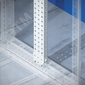 Рейка вертикальная, широкая, для шкафов OptiBox M В=2000мм, 1 упаковка - 2шт. (306571) - фото 2