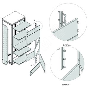 Панель монтажная для внешней модульной системы OptiBox M-200х1000 | 259225 | КЭАЗ