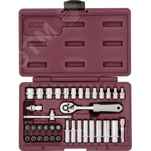 Набор инструмента 1/4‘‘DR, 38 предметов (UTS0038) - Thorvik