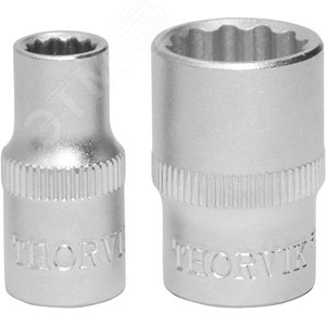Головка торцевая 12-гранная 1/4‘‘DR, 10 мм (FS21410) - Thorvik