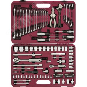 Набор инструмента универсальный 1/4‘‘, 1/2‘‘DR, 101 предмет (UTS0101) - Thorvik