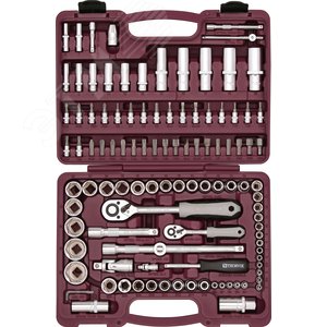 Набор инструмента универсальный 1/4‘‘, 1/2‘‘DR, 108 предметов (UTS0108) - Thorvik