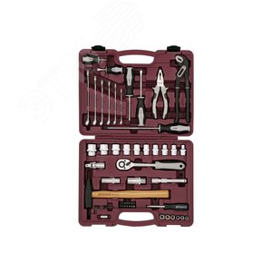 Набор инструмента универсальный 1/4‘‘, 1/2‘‘DR, 56 предметов (UTS0056) - Thorvik