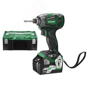 Гайковерт WH36DB 210Нм, 36В, 2х2.5Ач (WH36DBRGZ) - Hikoki