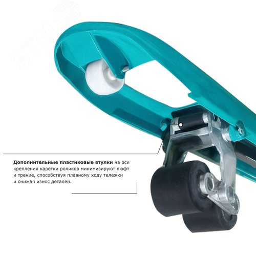 Тележка гидравлическая PROLIFT PRO RT25, г/п 2500кг, колеса полиуретан, вилы 1150х550 - фото 9