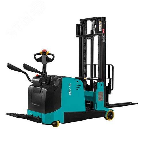 Штабелер самоходный с противовесом PROLIFT PRO SRV1655, г/п 1600кг, в/п 5500 мм, колеса литой полиур - Prolift