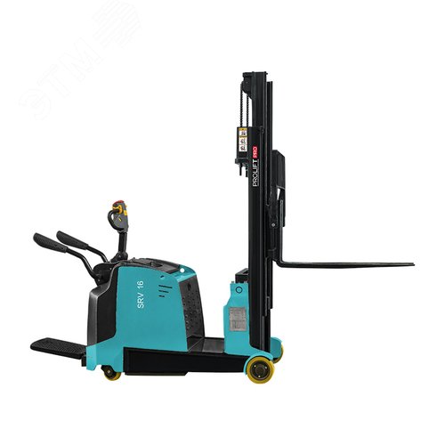 Штабелер самоходный с противовесом PROLIFT PRO SRV1655, г/п 1600кг, в/п 5500 мм, колеса литой полиур - фото 2