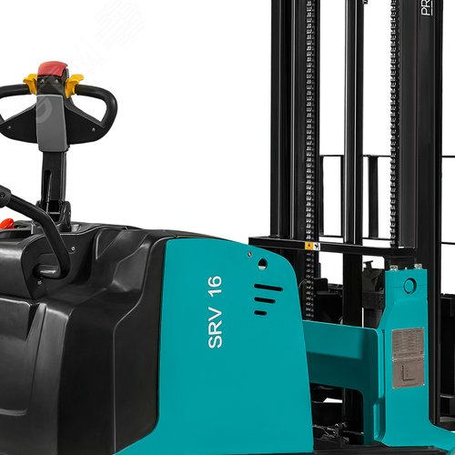 Штабелер самоходный с противовесом PROLIFT PRO SRV1655, г/п 1600кг, в/п 5500 мм, колеса литой полиур - фото 9