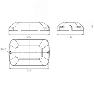 Светильник Луна GP 10/1100 Авто LSM 5K 3