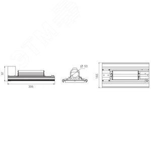 Светильник светодиодный Unit 85/11500 K14 5K i консоль 7
