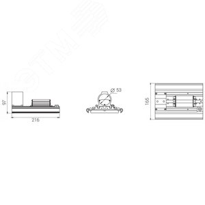 Светильник светодиодный Светильник Unit DC Ex NB 32/3700 K30 5K консоль 6