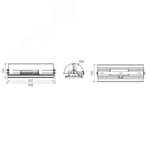 Светильник Unit 2Ex 100/14500 Д 5K лира 5