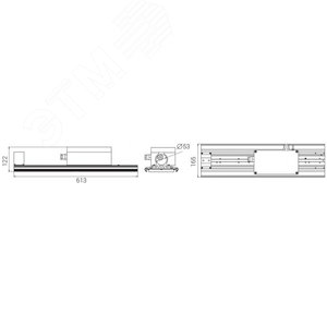 Светильник светодиодный Unit Ex 180/18000 Ш 3K консоль 7