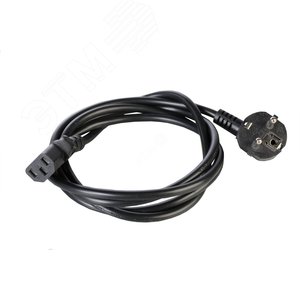 Шнур питания с заземлением IEC 60320 C13/Schuko 10А/250В (3x1) длина 5 м - Rem