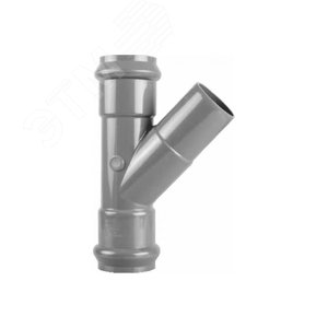 Тройник раструбный   160x160 мм. 45 градусов - Хемкор
