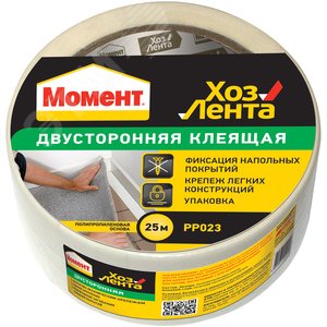 ЛентаХоз Момент Двусторонняя 25 м - Henkel
