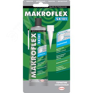 Макрофлекс SX101 Санитарный силик., прозр(85 мл) - Henkel