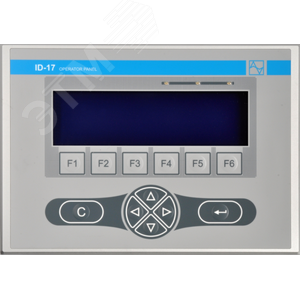 Панель оператора ID-17 ID-17, LCD 240x64px монохромный, 12 клавиш, 4DI, 2RO, (TCL2) (TXN 054 37) - TECO