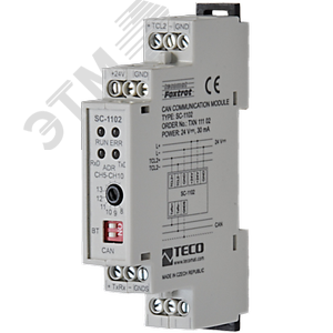 Коммуникационный модуль SC-1102 SC-1102: 1x CAN интерфейс (TXN 111 02) - TECO