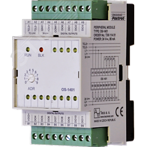 Модуль дискретных выходов OS-1401 OS-1401,12xDO 24 VDC, общая клемма, 8x0.5A, 4x 2A GO (TXN 114 01) - TECO