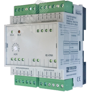 Модуль быстрых дискретных вх/вых IC-1701 IC-1701, 8x DI fast, 4x DO Fast (TXN 117 01) - TECO