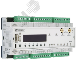 Центральный контроллер CP-2000 LTE CP-2000, CPU/1core, 2xETH100/10, LTE, 128kB databox, LCD 20mm, 1x RS232, CH1-4, 4xAI/DI, 3xDI/230VAC, 2xRO, 2xCIB (TXN 120 00.11NDLN) - TECO