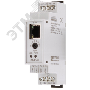Модуль расширения системы CF-2141 CF-2141: CIB: 1x Мастер CIB с источником питания, добавление 32 дополнительных модулей, связь с CP: Ethernet (TXN 121 41) - NO NAME