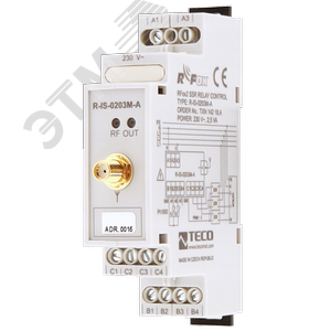 Радио модуль дискретных и аналоговых вх/вых  R-IS-0203M-A: RFox2, 2x AI / DI, 3x AO / PWM- для контроля внешних SSR, 3f, радио тип A (TXN 142 18.A) - TECO