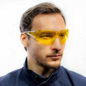 Очки защитные открытые с желтыми линзами EGON - фото 2