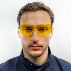Очки защитные открытые с желтыми линзами EGON - фото 3