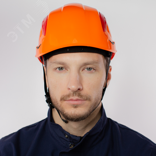 Каска защитная строительная GRANITE WIND цвет Оранжевый - Delta Plus
