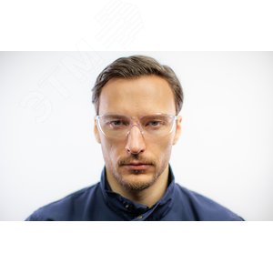 Очки защитные MEIA из поликарбоната, с прозрачными линзами - фото 3