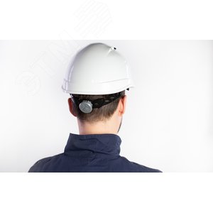 Каска защитная QUARTZ UP IV белого цвета с храповым механизмом с вентиляцией (QUARUP4BC) - фото 4