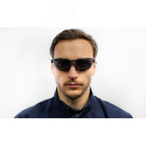Очки открытые защитные VULCANO2 с затемненной линзой - фото 3