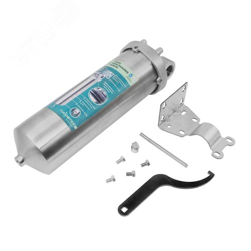 Корпус магистрального фильтра HPS-10C-10SL 3/4",  из нержавеющей стали - Гидротек
