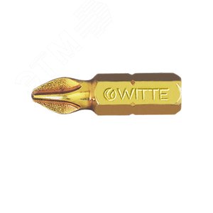Бита магнитная PH2x25 мм 1/4'' C6.3 Extra-hard повышенной твердости - WITTE
