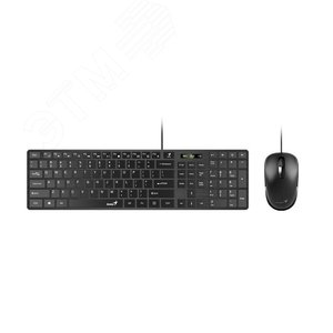 Комплект клавиатура + мышь SlimStar C126 USB, черный - Genius