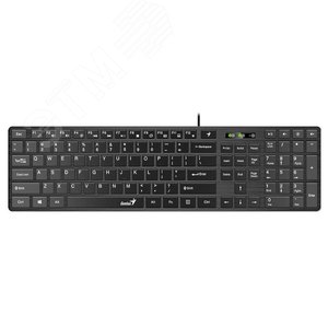 Клавиатура SlimStar 126 USB, 109 клавиш, черный (31310017417) - фото 2
