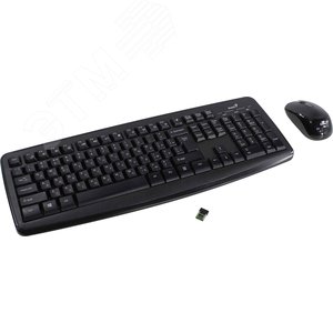 Комплект клавиатура+мышь беспроводной Smart       KM-8101 ,черный - Genius
