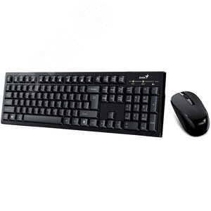 Комплект клавиатура+мышь беспроводной Smart       KM-8101 ,черный - фото 3