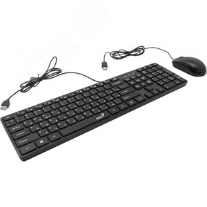 Комплект клавиатура + мышь SlimStar C126 USB, черный - фото 2