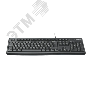 Клавиатура проводная K120, 104 клавиши, USB-A, черный, 920-002522 - фото 2