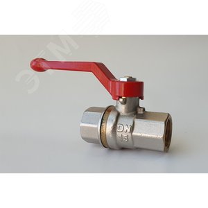 Кран шаровый латунный BVR-R PN40 DN15 ручка-рычаг - Ридан