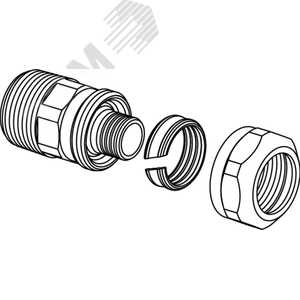 Штуцер 20x2,8-3/4НР - Usystems