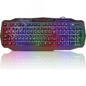 Клавиатура Ultra HB-330L USB, 104 клавиши, с подсветкой, черный (45330) - Defender