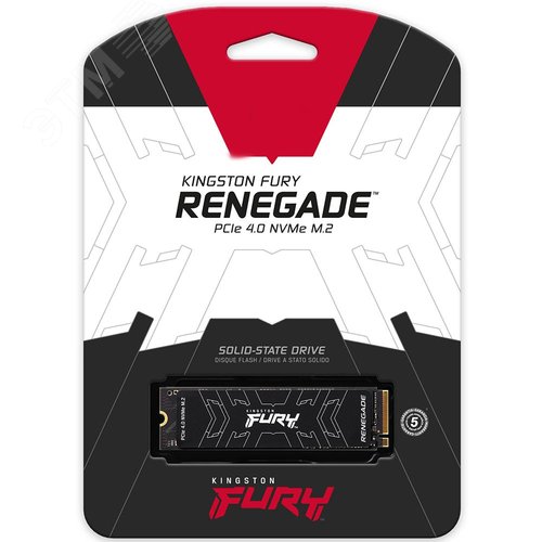 Накопитель SSD M.2 2280 1TB FURY Renegade, NVMe, 3D NAND TLC, 7300/7000 Мб/с - фото 2