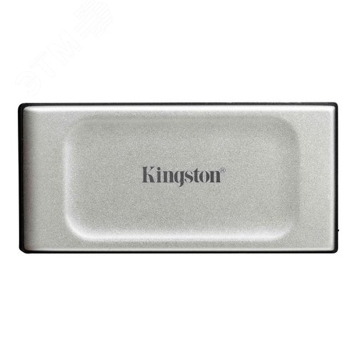 Накопитель внешний SSD M.2 USB 3.2 500GB XS2000 PORTABLE, IP55, серебристый - фото 2