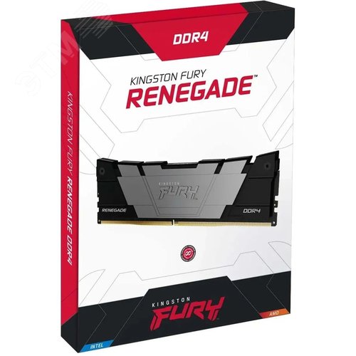 Модуль памяти 2х8GB FURY Renegade RGB Black XMP, DIMM DDR4, 4266 МГц, 34100 Мб/с - фото 3