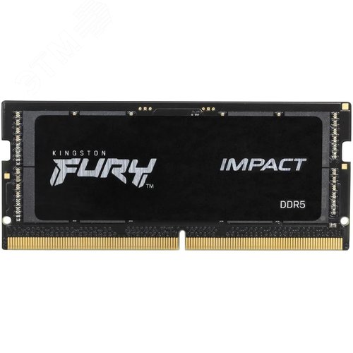 Модуль памяти 8GB FURY Impact Black PnP Gaming Memory, DIMM DDR5, 4800 МГц, 38400 Мб/с - Kingston