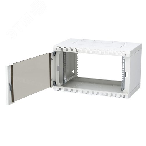 Шкаф телекоммуникационный настенный разборный 6U 600x650 ШТ-НСр-6U-600-650-С дверь стекло - ССД